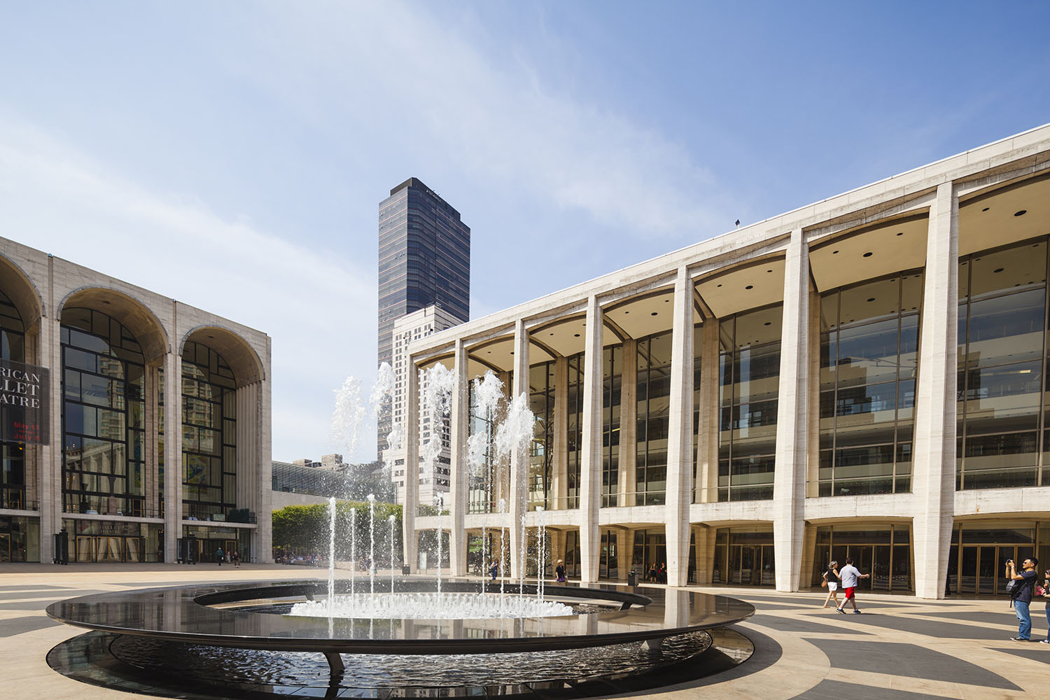 New York City - June 22: Lincoln Center and Metropolitan Opera House in New York on June 22, 2013